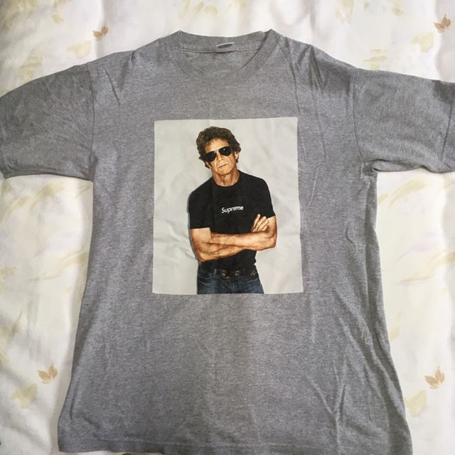 メンズ明日まで出品。supreme  lou reed box logo tシャツ