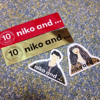 ニコアンド(niko and...)のニコアンド シール(ノベルティグッズ)