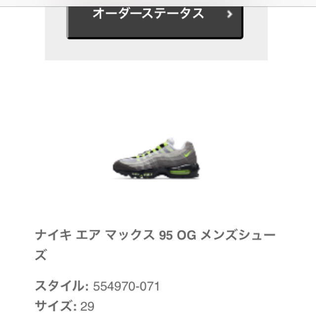 NIKE(ナイキ)の☆専用☆ 29cm ナイキ エアマックス95 NIKE  airmax95 メンズの靴/シューズ(スニーカー)の商品写真