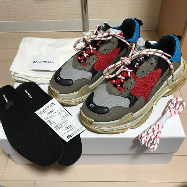 Balenciaga - balenciaga triple s.マルチカラー 41の通販 by ko ...