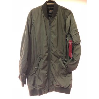 アルファインダストリーズ(ALPHA INDUSTRIES)のアルファインダストリーズ ロング MA-1 ブルゾン (ナイロンジャケット)