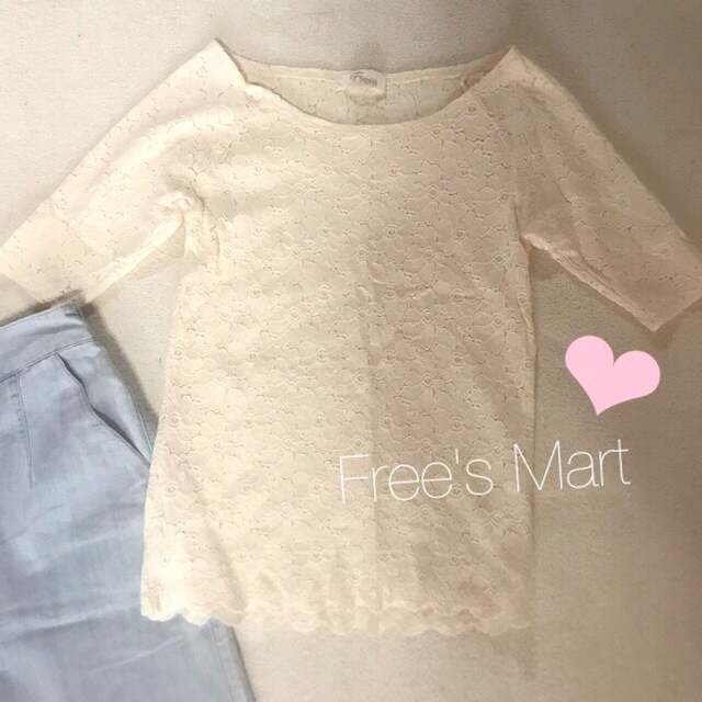 FREE'S MART(フリーズマート)の✨春物✨💗Free's Mart💗ボートネックレーストップス💗✨ レディースのトップス(カットソー(長袖/七分))の商品写真