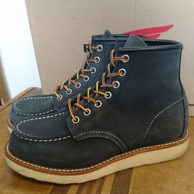 REDWING(レッドウィング)のREDWING ネイビースウェードブーツ レディースの靴/シューズ(ブーツ)の商品写真