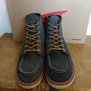 レッドウィング(REDWING)のREDWING ネイビースウェードブーツ(ブーツ)