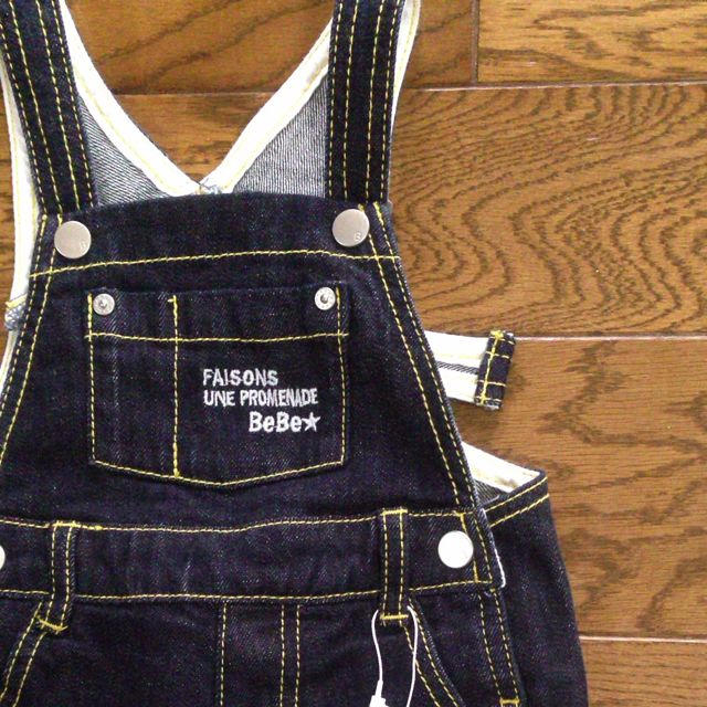 BeBe(ベベ)の[BeBe]新品タグ付 オーバーオール キッズ/ベビー/マタニティのキッズ服男の子用(90cm~)(その他)の商品写真