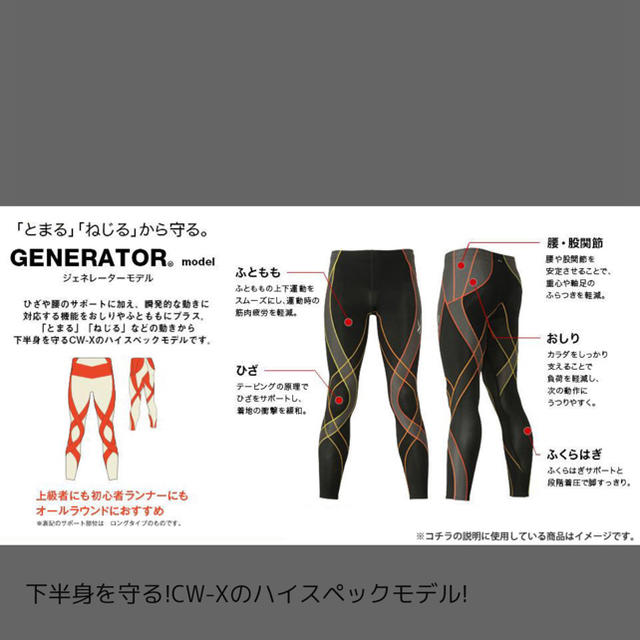 CW-X ジェネレーターモデル ロング スポーツタイツ定価¥18,360 1