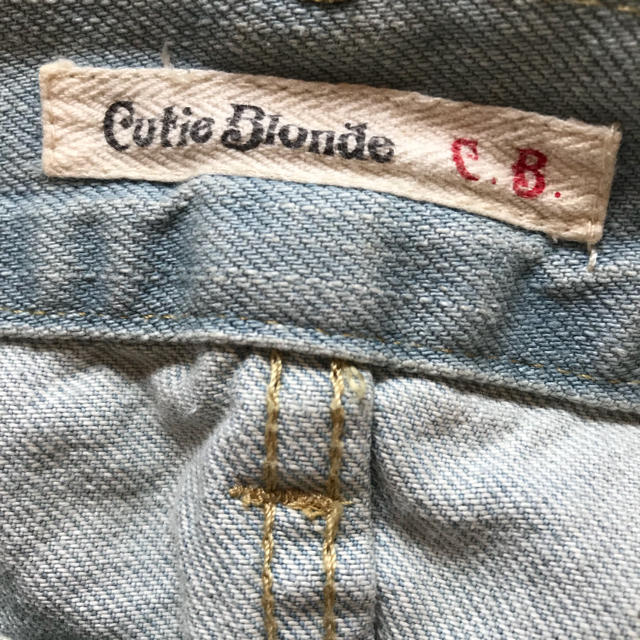 Cutie Blonde(キューティーブロンド)の【最終処分！】デニム スカート レディースのスカート(ミニスカート)の商品写真