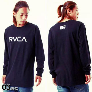 ルーカ(RVCA)のRVCA ルカ ルーカ メンズ ロンＴ BIG RVCA LS black(Tシャツ/カットソー(七分/長袖))
