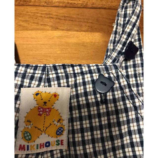 mikihouse(ミキハウス)のミキハウス 80 サロペット ロンパース キッズ/ベビー/マタニティのベビー服(~85cm)(ロンパース)の商品写真