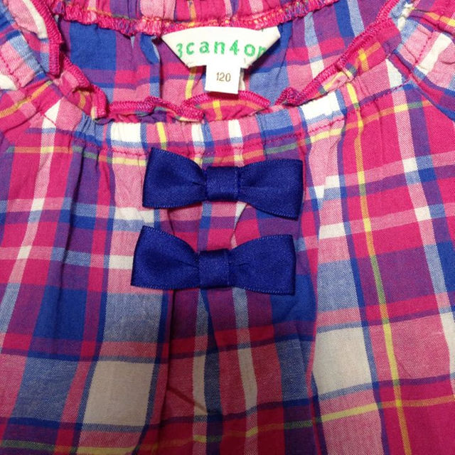 3can4on(サンカンシオン)の3can4onワンピース キッズ/ベビー/マタニティのキッズ服女の子用(90cm~)(ワンピース)の商品写真