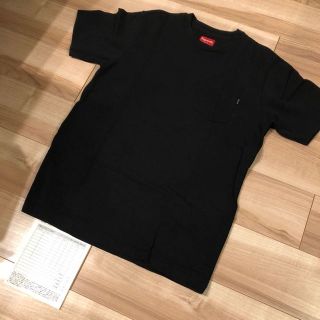 シュプリーム(Supreme)の17ss supreme pocket tee black 黒 Mサイズ(その他)