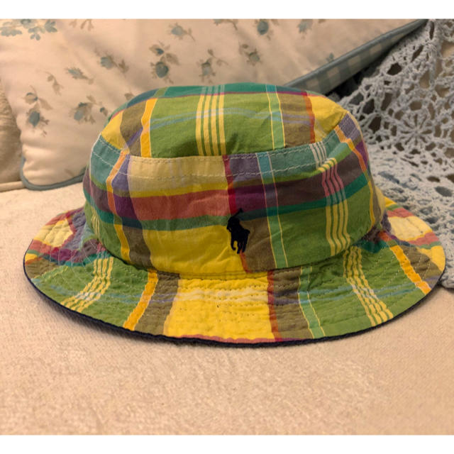 POLO RALPH LAUREN(ポロラルフローレン)のラルフローレン リバーシブルハット キッズベビー帽子 キッズ/ベビー/マタニティのこども用ファッション小物(帽子)の商品写真
