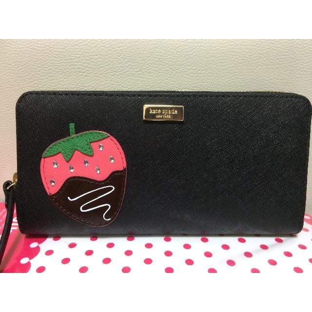 kate spade NEW YORK - KATE SPADE☆ケイトスペード☆いちご☆長財布☆イチゴ☆ストロベリー