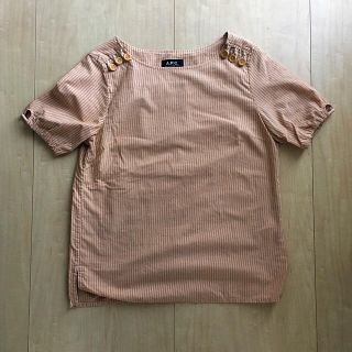 アーペーセー(A.P.C)のA.P.C ストライプブラウス(シャツ/ブラウス(半袖/袖なし))