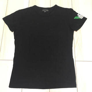 エンポリオアルマーニ(Emporio Armani)の美品♡EMPORIO ARMANI Tシャツ ブラック 黒 S(Tシャツ(半袖/袖なし))