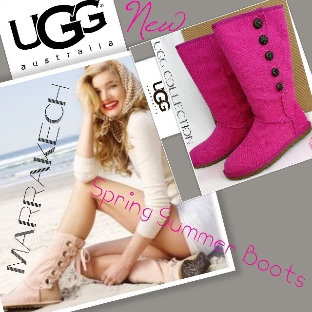 完全新品 セール★UGG MARRAKECH ブーツ★可愛い春夏ブーツ3way