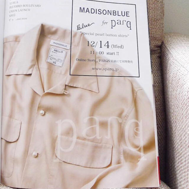 MADISONBLUE(マディソンブルー)のちゃんこ様専用 PARQS限定 パールボタンシャツ レディースのトップス(シャツ/ブラウス(長袖/七分))の商品写真