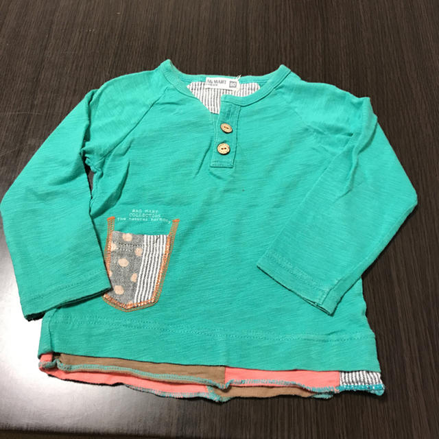 RAG MART(ラグマート)のラグマート☆長袖Tシャツ  80 キッズ/ベビー/マタニティのベビー服(~85cm)(Ｔシャツ)の商品写真