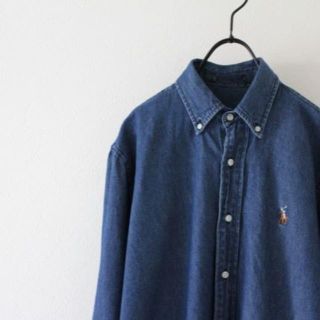 ポロラルフローレン(POLO RALPH LAUREN)のラルフローレン　デニムシャツ　古着　長袖シャツ　BDシャツ(シャツ/ブラウス(長袖/七分))