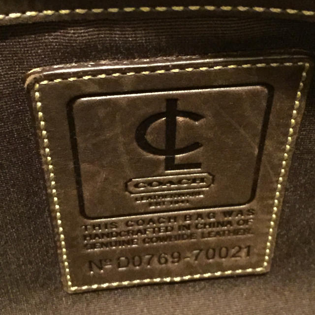 COACH(コーチ)の本革 コーチ ビジネスバッグ ブラウン メンズのバッグ(ビジネスバッグ)の商品写真