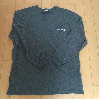 マンシングウェア(Munsingwear)の新品  ロンT  グレー(Tシャツ/カットソー(七分/長袖))
