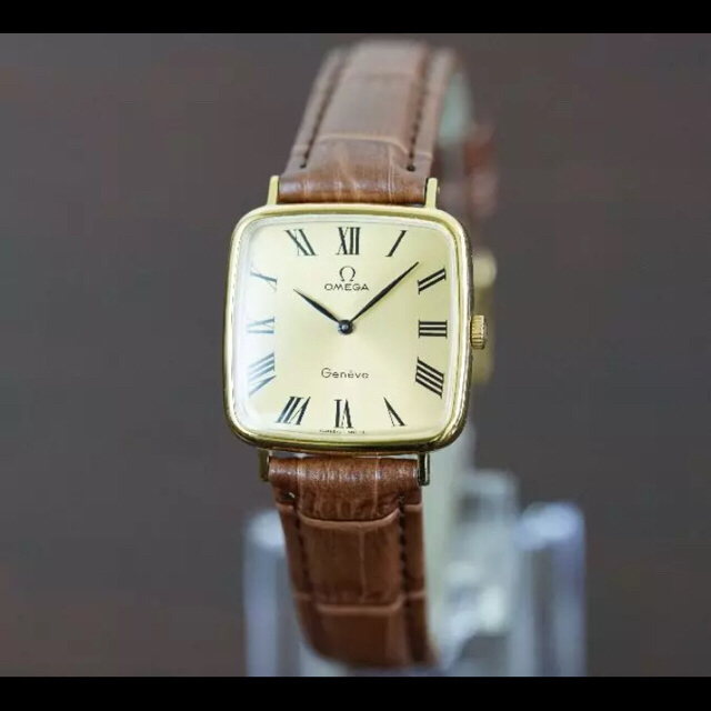 OMEGA(オメガ)のオメガ レディース 手巻き 美品 金張り ゴールドローマン レディースのファッション小物(腕時計)の商品写真