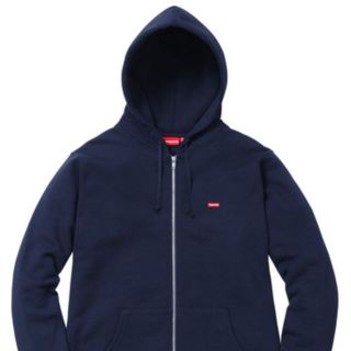 Supreme - supreme ミニボックスロゴジップフーディー ネイビー M 新品