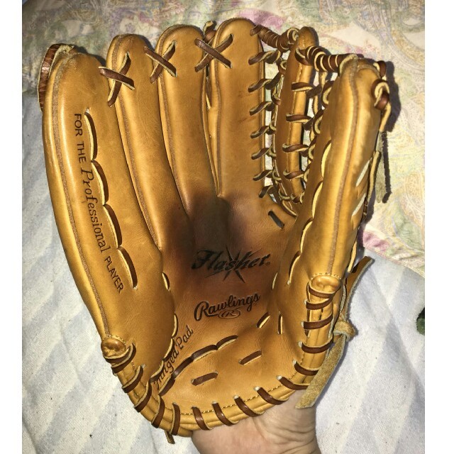 Rawlings(ローリングス)の硬式グラブ ローリングス Flasher プロモデル左利き 中古 スポーツ/アウトドアの野球(グローブ)の商品写真