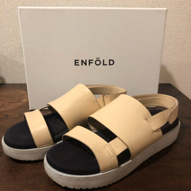 ENFOLD(エンフォルド)のmaimai様 専用エンフォルドENFOLDサンダル 38 2017AW レディースの靴/シューズ(サンダル)の商品写真