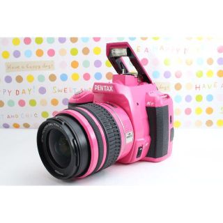 ペンタックス(PENTAX)の6070ショット✨Wi-Fiでスマホへ✨超可愛いpink×pink✨ｋ-ｒ(デジタル一眼)