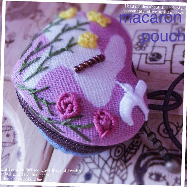 mina perhonen(ミナペルホネン)のminäperhonenʚϊɞプチな♥macaronpouch ミナ ペルホネン ハンドメイドのファッション小物(その他)の商品写真