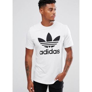 アディダス(adidas)の【Sサイズ】新品タグ付き adidas トレフォイル ロゴ Tシャツ ホワイト(Tシャツ/カットソー(半袖/袖なし))