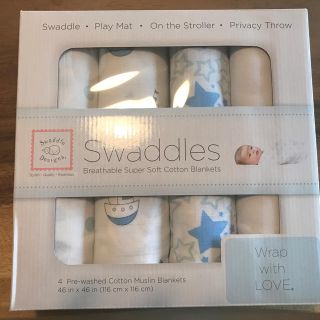 エイデンアンドアネイ(aden+anais)の値下げしました！スワドル おくるみ 4枚セット swaddles(おくるみ/ブランケット)