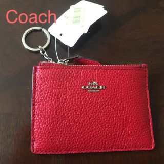 コーチ(COACH)の★新品 未使用★コーチ Coach ミニスキニー カード入れ(名刺入れ/定期入れ)