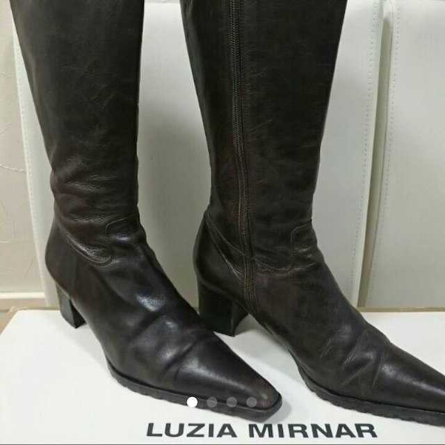 LUZIA  MIRNAR 革ロングブーツ