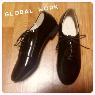 グローバルワーク(GLOBAL WORK)の♡ レースアップシューズ ♡(ローファー/革靴)