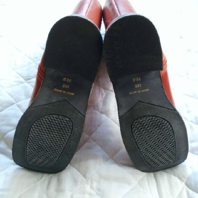 【未使用】ジョッキーブーツ　ダークレッド　22cm レディースの靴/シューズ(ブーツ)の商品写真