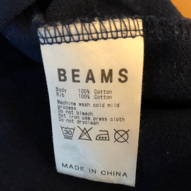 BEAMS(ビームス)の値下げ中 BEAMS Ｔシャツ ネイビー メンズのトップス(その他)の商品写真