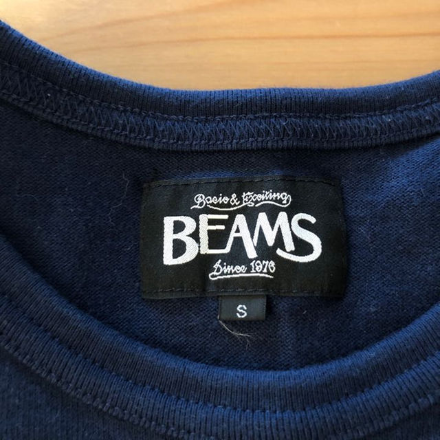 BEAMS(ビームス)の値下げ中 BEAMS Ｔシャツ ネイビー メンズのトップス(その他)の商品写真