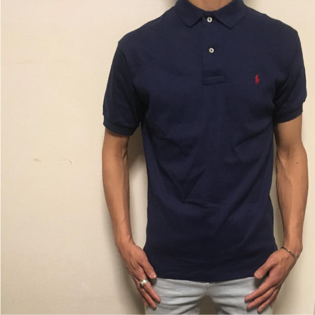 POLO RALPH LAUREN(ポロラルフローレン)のRalph Lauren ラルフローレンUSA製新品未使用 1P刺繍コットンポロ メンズのトップス(ポロシャツ)の商品写真