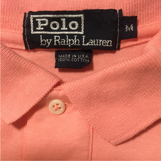 POLO RALPH LAUREN(ポロラルフローレン)のRalph Lauren ラルフローレンUSA製新品未使用 1P刺繍コットンポロ メンズのトップス(ポロシャツ)の商品写真