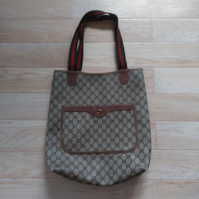 Gucci(グッチ)のオールドグッチシェリーライントートバック レディースのバッグ(トートバッグ)の商品写真