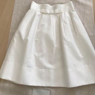 フォクシー(FOXEY)のfoxey  リボンスカート 新品同様❤️ 40(ひざ丈スカート)