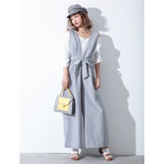 フィフス(fifth)のFifth♡新品 フィフス リボン付き ワイド オールインワン(オールインワン)