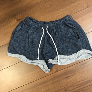 エイチアンドエム(H&M)のH&M スエットショートパンツ デニム(ルームウェア)