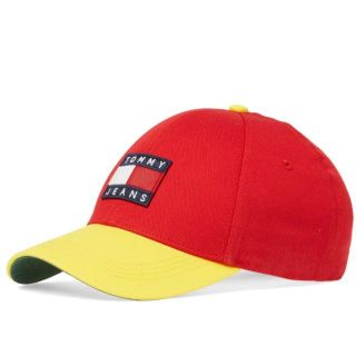 トミーヒルフィガー(TOMMY HILFIGER)の Tommy Jeans_90s Baseball Cap RED×YELLOW(キャップ)