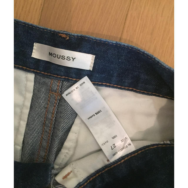 moussy(マウジー)のmoussy バギー デニム 27インチ レディースのパンツ(デニム/ジーンズ)の商品写真