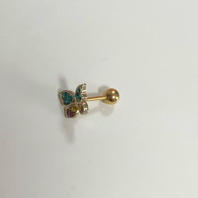 ボディピアス 18G 蝶 レディースのアクセサリー(ピアス)の商品写真