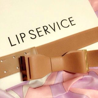 リップサービス(LIP SERVICE)のLIP✳︎リボンベルト(ベルト)