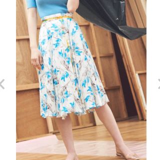 スナイデル(SNIDEL)のsnidel  ミモレスカート  2018ss(ひざ丈スカート)